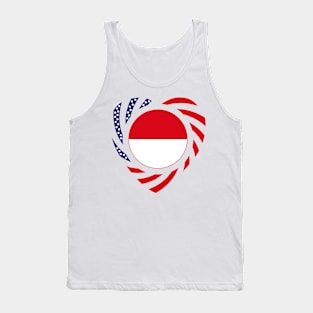 Indonesian Multinational Patriot Flag Series (Heart) Tank Top